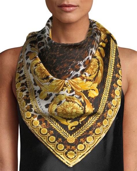 versace silk material|Versace scarves for women.